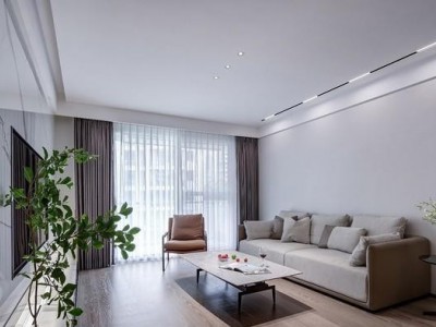 126平 3室 现代简约装修效果图 